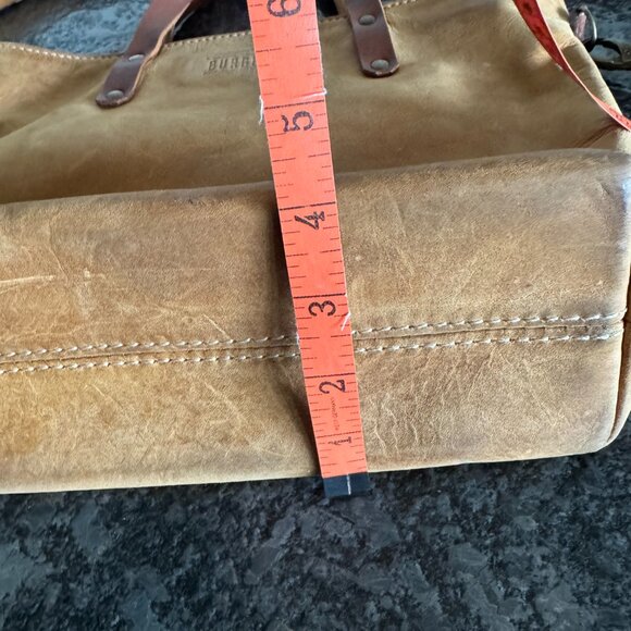 Women's toto/purse all leather shoulder/double handles by Burgundy - Picture 5 of 14